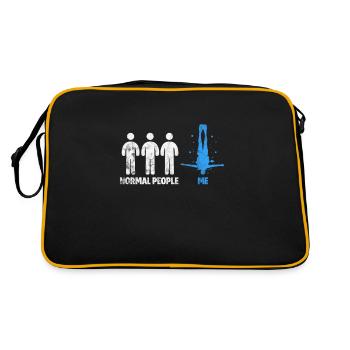 Diver - Retro Bag - black/gold - Back