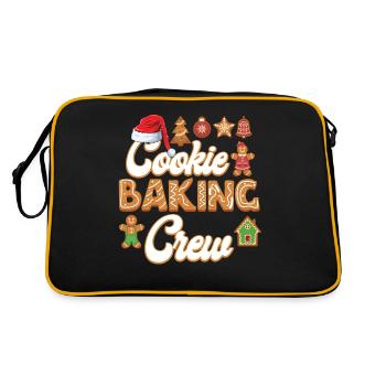 Cookie Baking Crew Cuisson de Noël - Sac Retro - noir/or - Dos