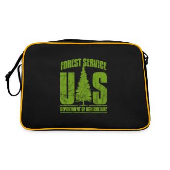 Forêt - Sac Retro - noir/or - Dos