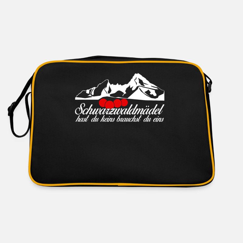 Schwarzwald Schwarzwälder Schwarzwaldbub Retro Tasche