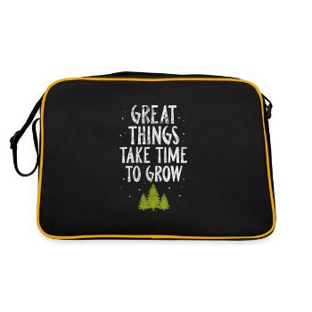 Forêt - Sac Retro - noir/or - Dos