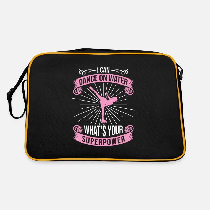 I Can Dance On Water Your Superpower Figure Skating Retro Bag