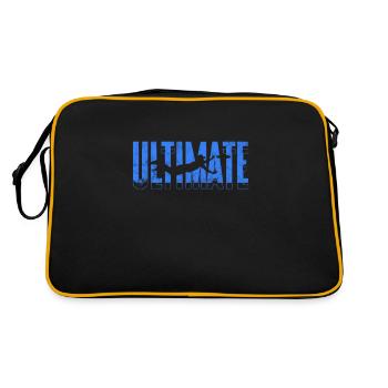 Ultimate Frisbee - Retro Bag - black/gold - Back