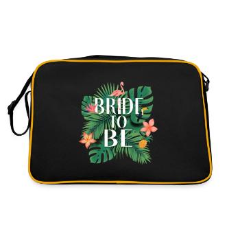 Mariée à être mariée JGA Mariage mariage - Sac Retro - noir/or - Dos