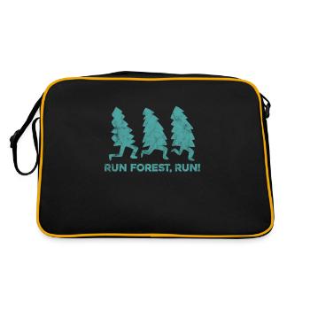 Forêt - Sac Retro - noir/or - Dos