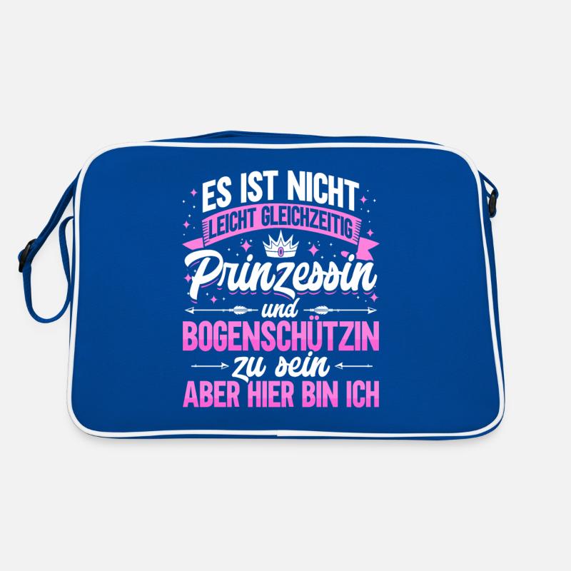 Bogenschützin Bogenschießen Geschenk Bogensport Retro Tasche