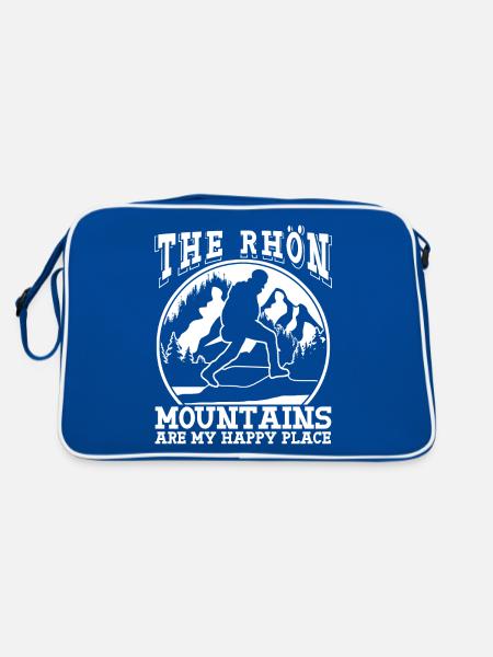 Rhön Mountains Hiking Rhön Mountains - Retro Bag - blue/white - Back