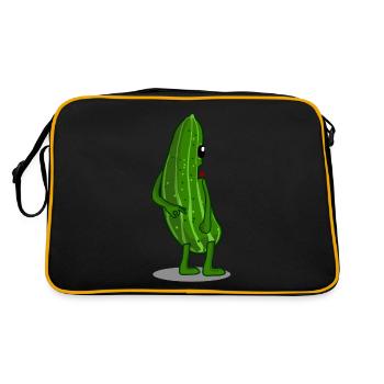 Regardé dans Concombre Regardé dans - Sac Retro - noir/or - Dos