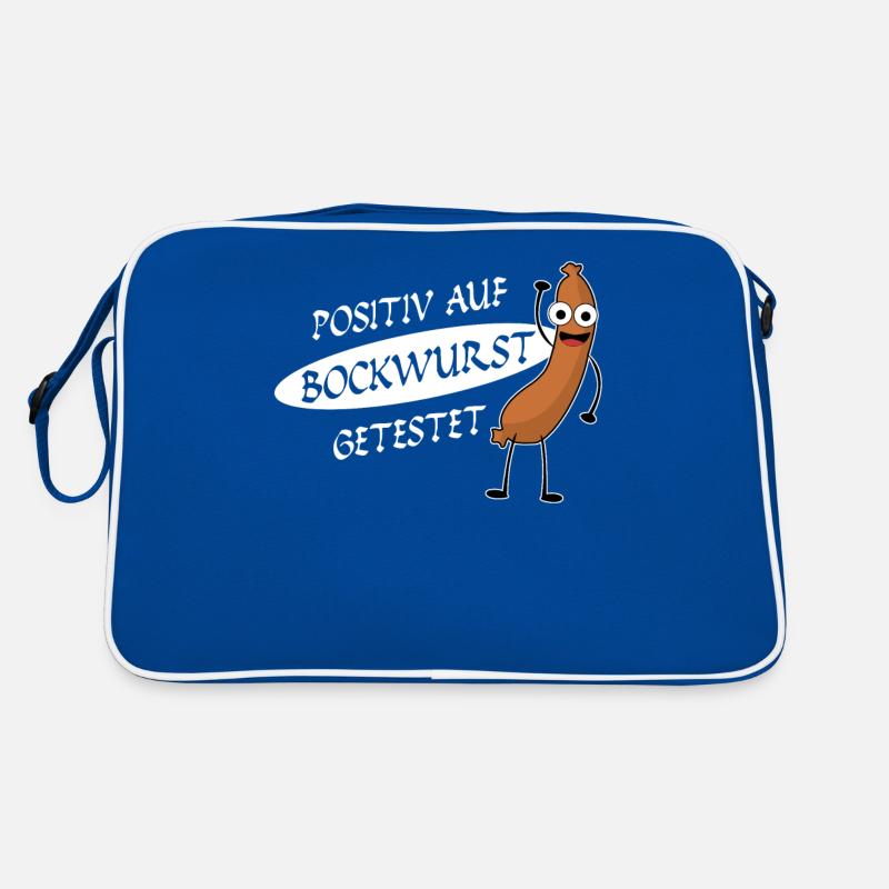 Bockwurst Wurst Positiv Bratwurst Retro Tasche