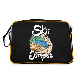 Ski jumping Ski jumping Ski jumping - Retro Bag - black/gold - Back
