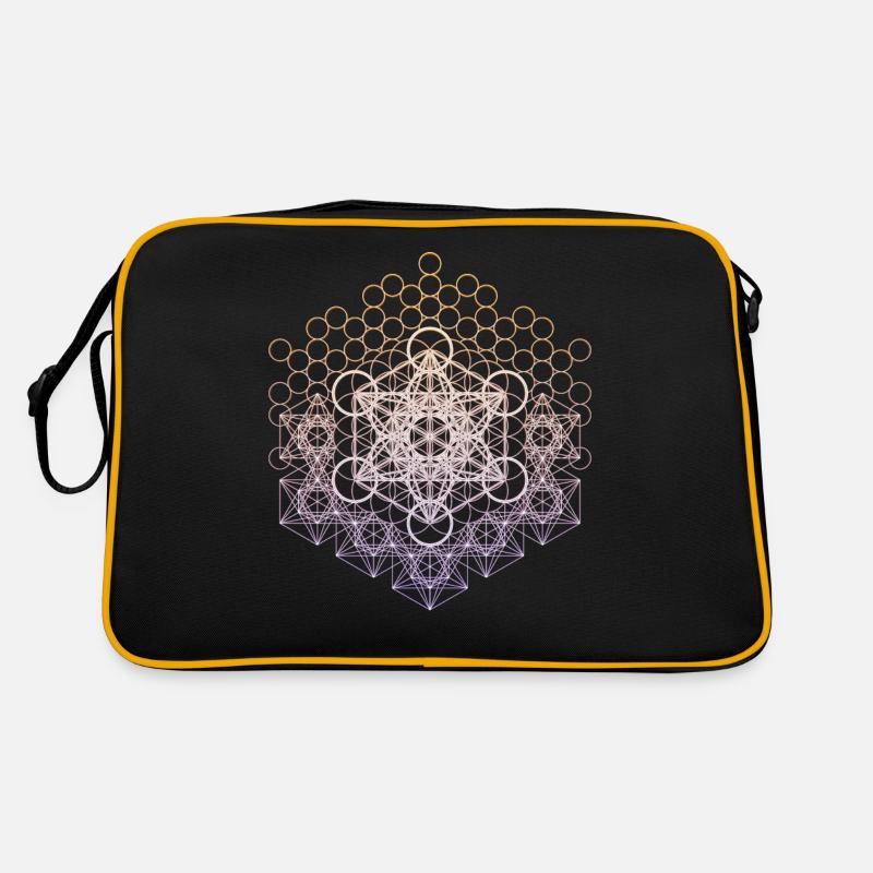 Métatrons Cube Géométrie Sacrée Connectée Sac Retro