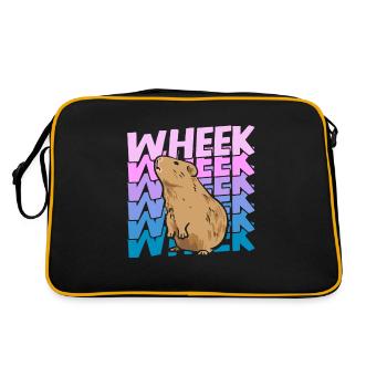 Wheek Cochon d’Inde Cadeau Cochon d’Inde Rongeur - Sac Retro - noir/or - Dos