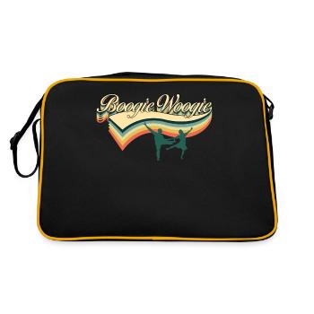 Boogie Woogie Retro Saying Boogie-Woogie - Retro Bag - black/gold - Back