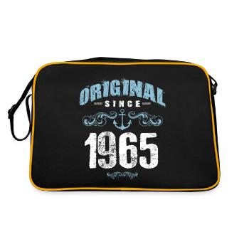 1965 original since - Retro Tasche - Schwarz/Gold - Hinten