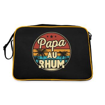 Papa Au Rhum - Sac Retro - noir/or - Dos