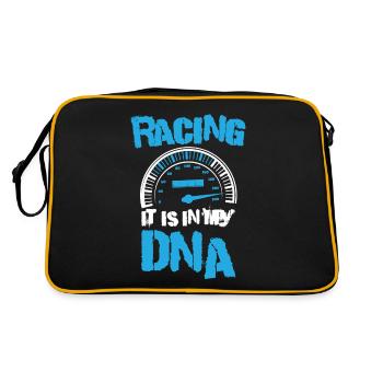 Racing It Is In My DANN Rennsport - Retro Bag - black/gold - Back