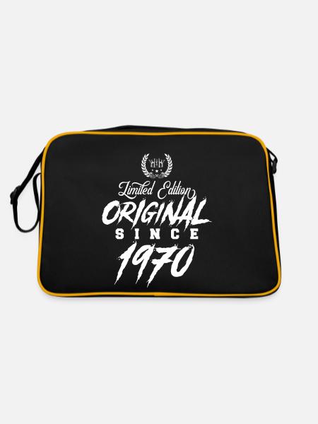 Édition limitée 1970 - Sac Retro - noir/or - Dos
