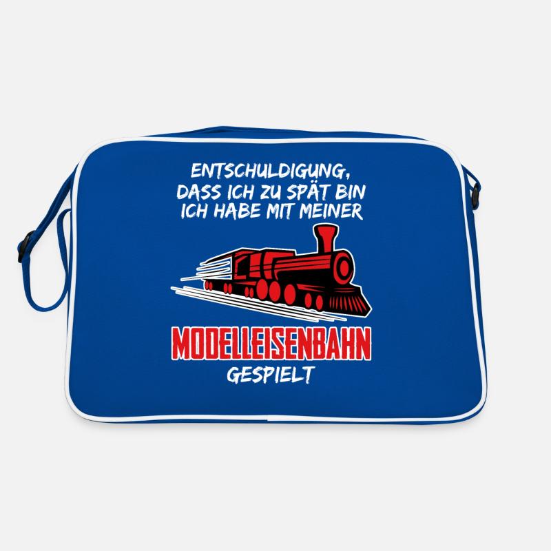 Modellbahner Eisenbahn Modelleisenbahn Retro Tasche