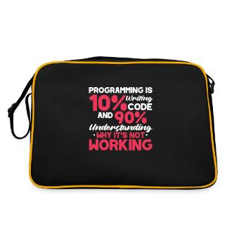 Software Developer Programmer Software - Retro Bag - black/gold - Back