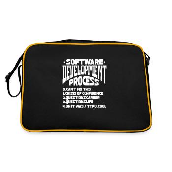 Software Developer Programmer Software - Retro Bag - black/gold - Back