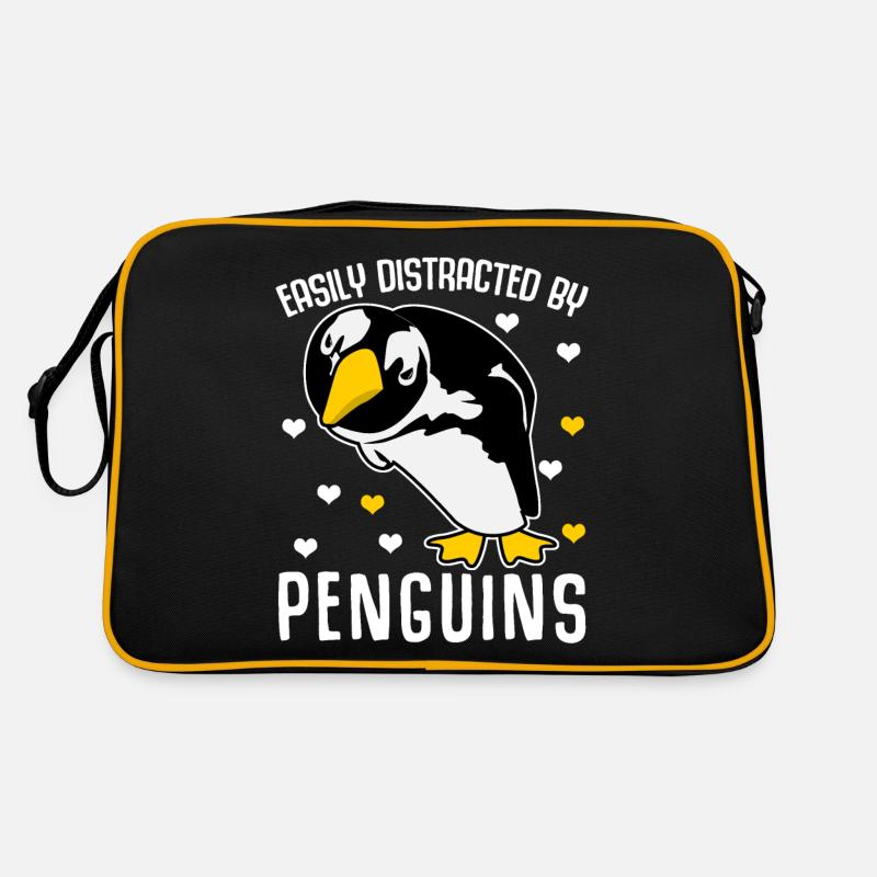Penguin Penguin Penguin Penguins Retro Bag