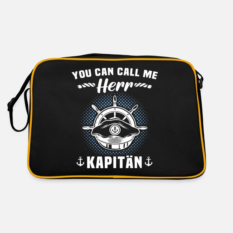 Permis bateau Capitaine de voilier Sac Retro