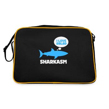 Requin - Sac Retro - noir/or - Dos