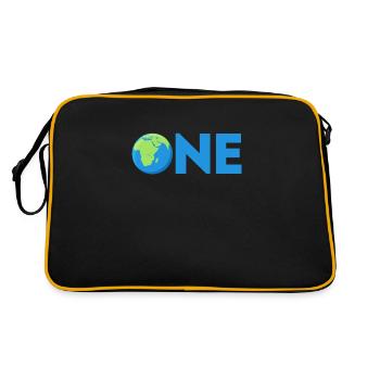 Climate change - Retro Bag - black/gold - Back