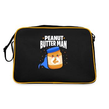 Beurre d’arachide Beurre d’arachide Cadeau d’arachide - Sac Retro - noir/or - Dos
