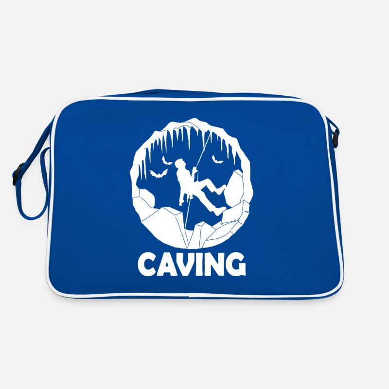Caving - Underground Caver Speleology Retro Bag