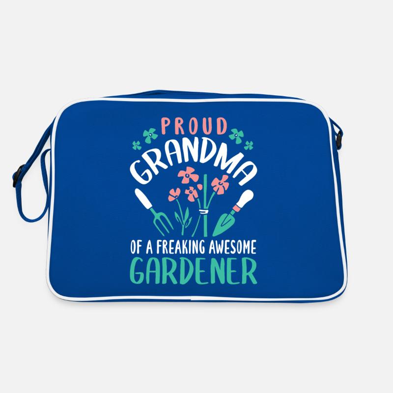 Gartenarbeit Oma Gärtnerin Großmutter Garten Retro Tasche