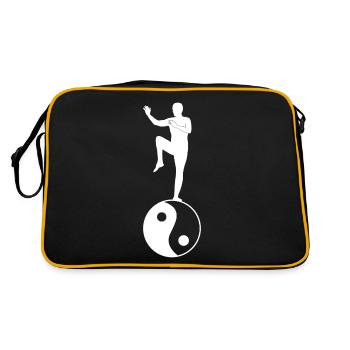 Qigong Qi Gong Méditation Chigong - Sac Retro - noir/or - Dos