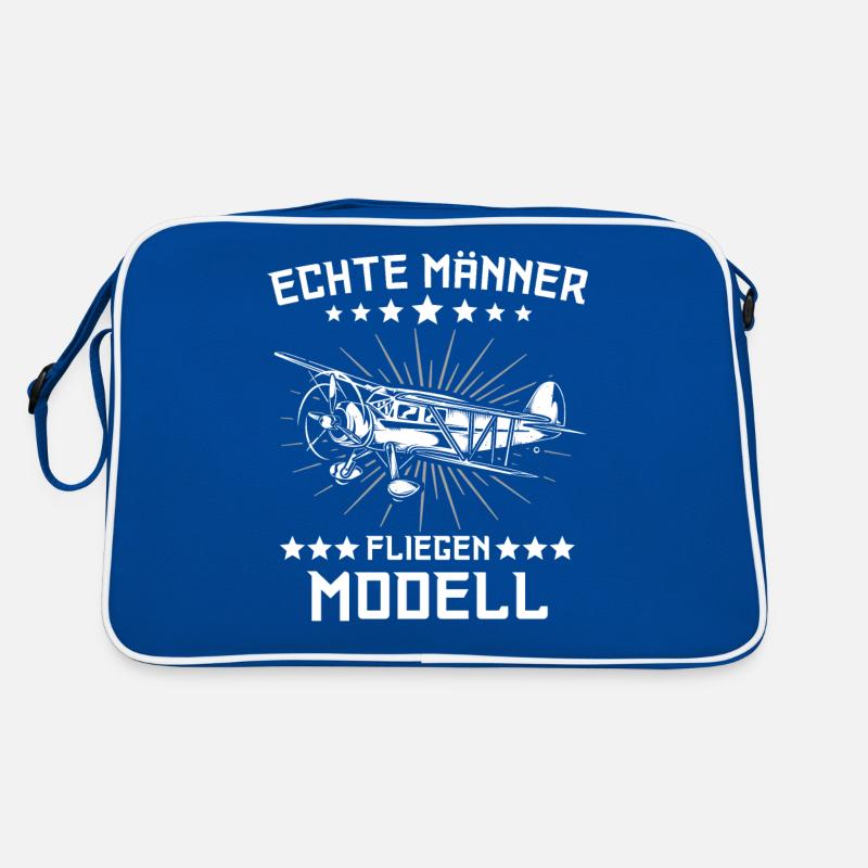 Modellflug Modellflieger Modellfliegen Retro Tasche