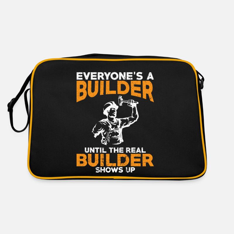 Baumeister Handwerker Bauheer Retro Tasche