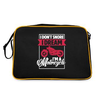 Biker - Retro Bag - black/gold - Back