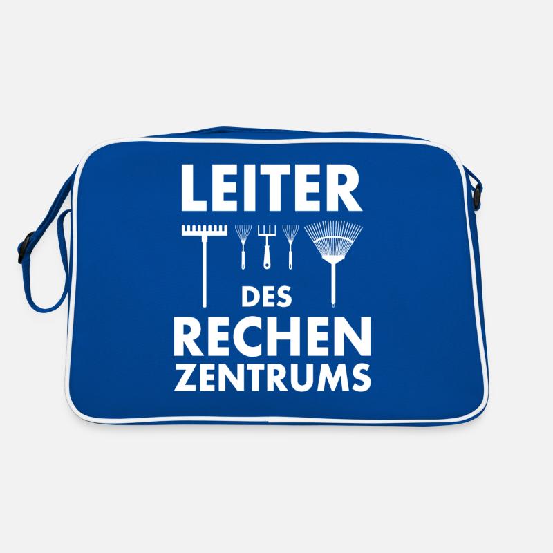Leiter des Rechenzentrums Garten Gärtner Geschenk Retro Tasche