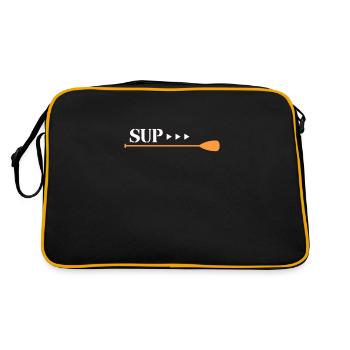 SOUPER - Sac Retro - noir/or - Dos