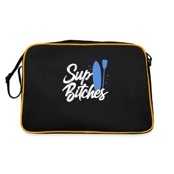 SOUPER - Sac Retro - noir/or - Dos