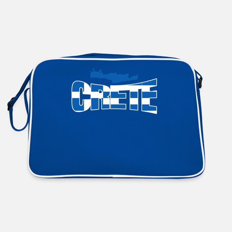 Crète Grèce Drapeau Crète Sac Retro