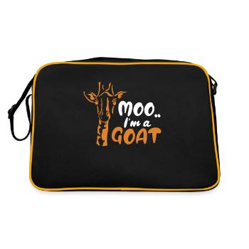 Chèvre Farm Farmer Goats Farmer Gift - Sac Retro - noir/or - Dos