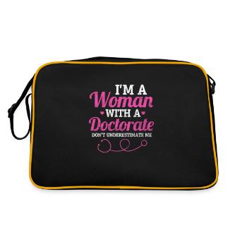 Docteur Médecine Docteur Médecin Assistant Médecin Cadeau - Sac Retro - noir/or - Dos