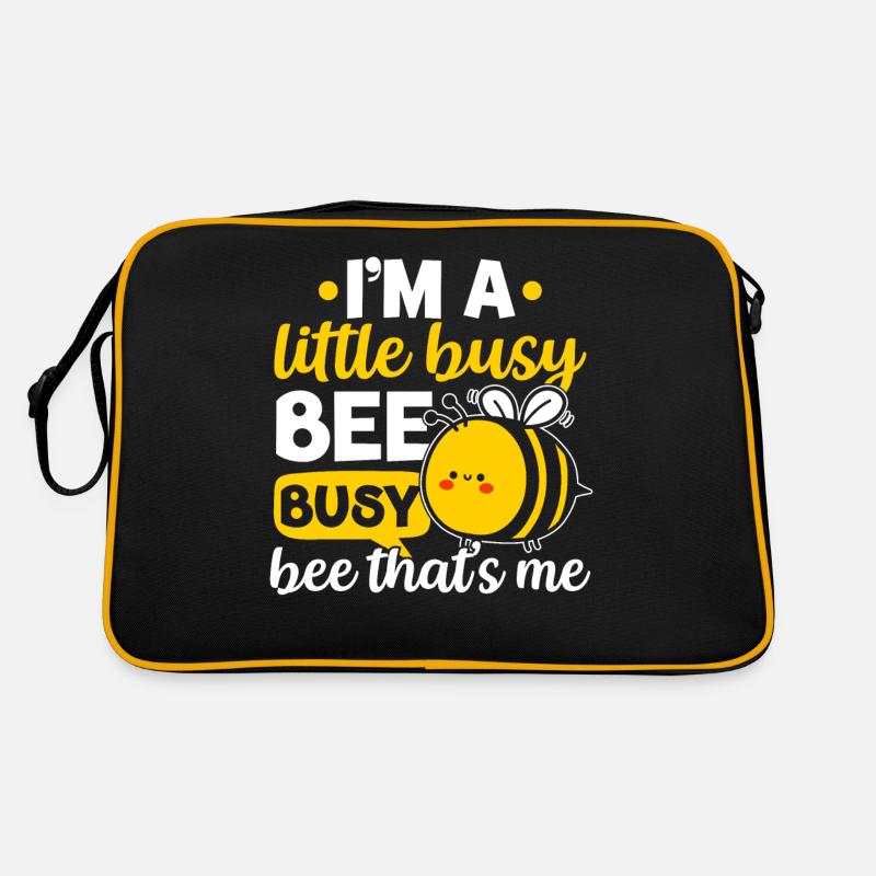 Small industrious bee Retro Bag