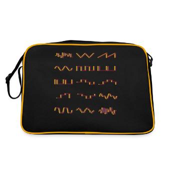 Synthesizer Synth Retro Synthesizers - Retro Bag - black/gold - Back