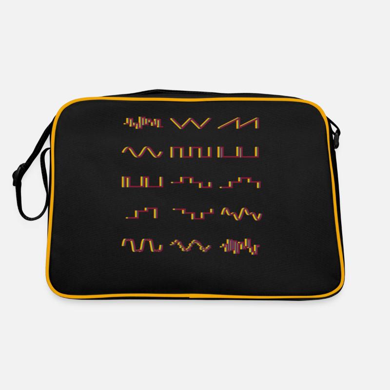 Synthesizer Synth Retro Synthesizers - Retro Tasche - Schwarz/Gold