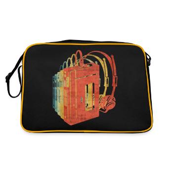 Walkman Retro Retro Vintage Color - Retro Bag - black/gold - Back