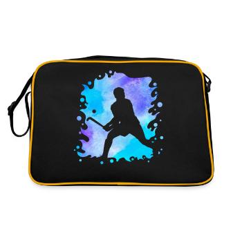 Hockey - Sac Retro - noir/or - Dos