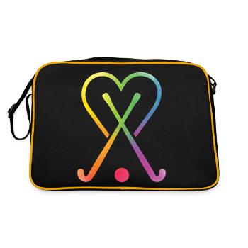 Hockey - Sac Retro - noir/or - Dos