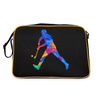 Hockey - Sac Retro - noir/or - Dos