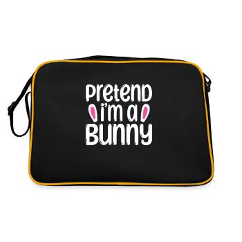 Rabbit Costume - Retro Bag - black/gold - Back