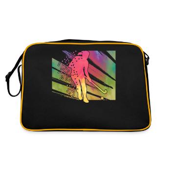 Hockey sur gazon - Sac Retro - noir/or - Dos